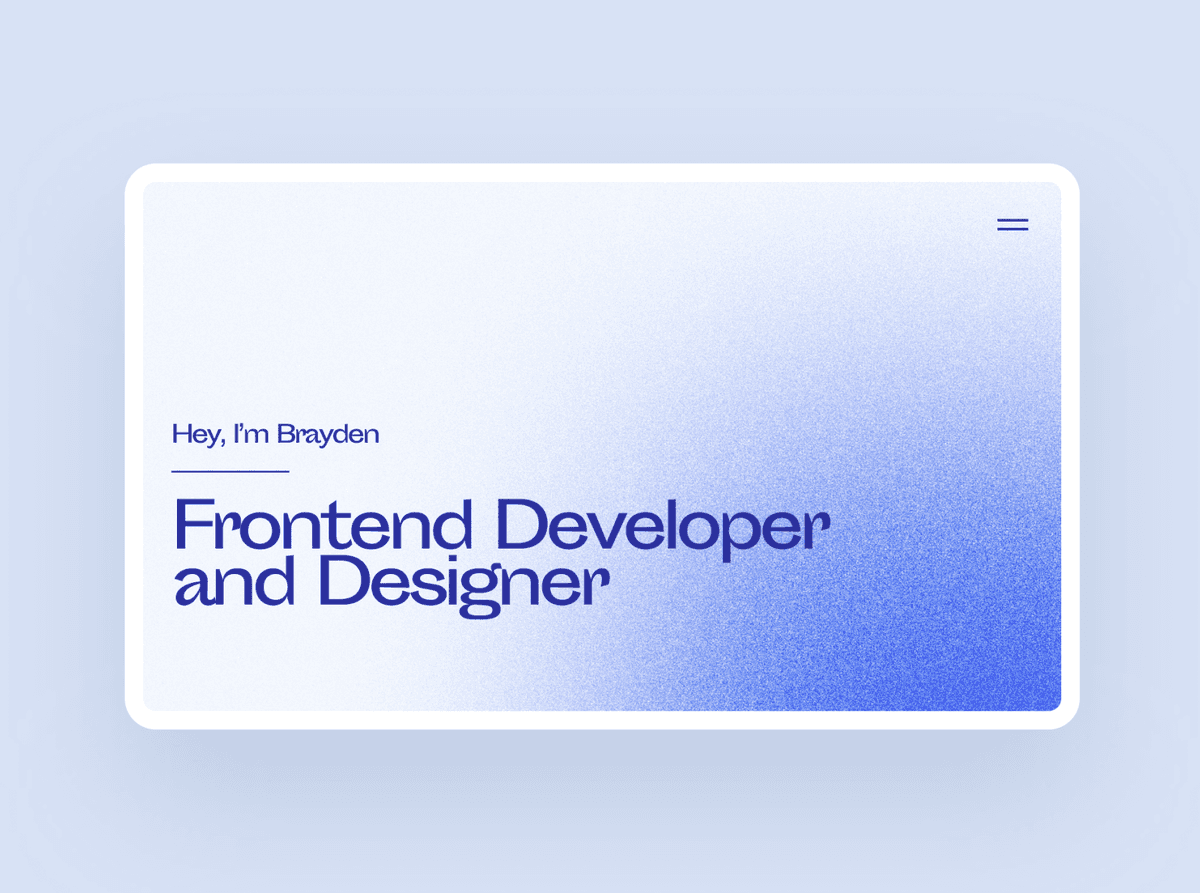 Luxury, Blue Portfolio